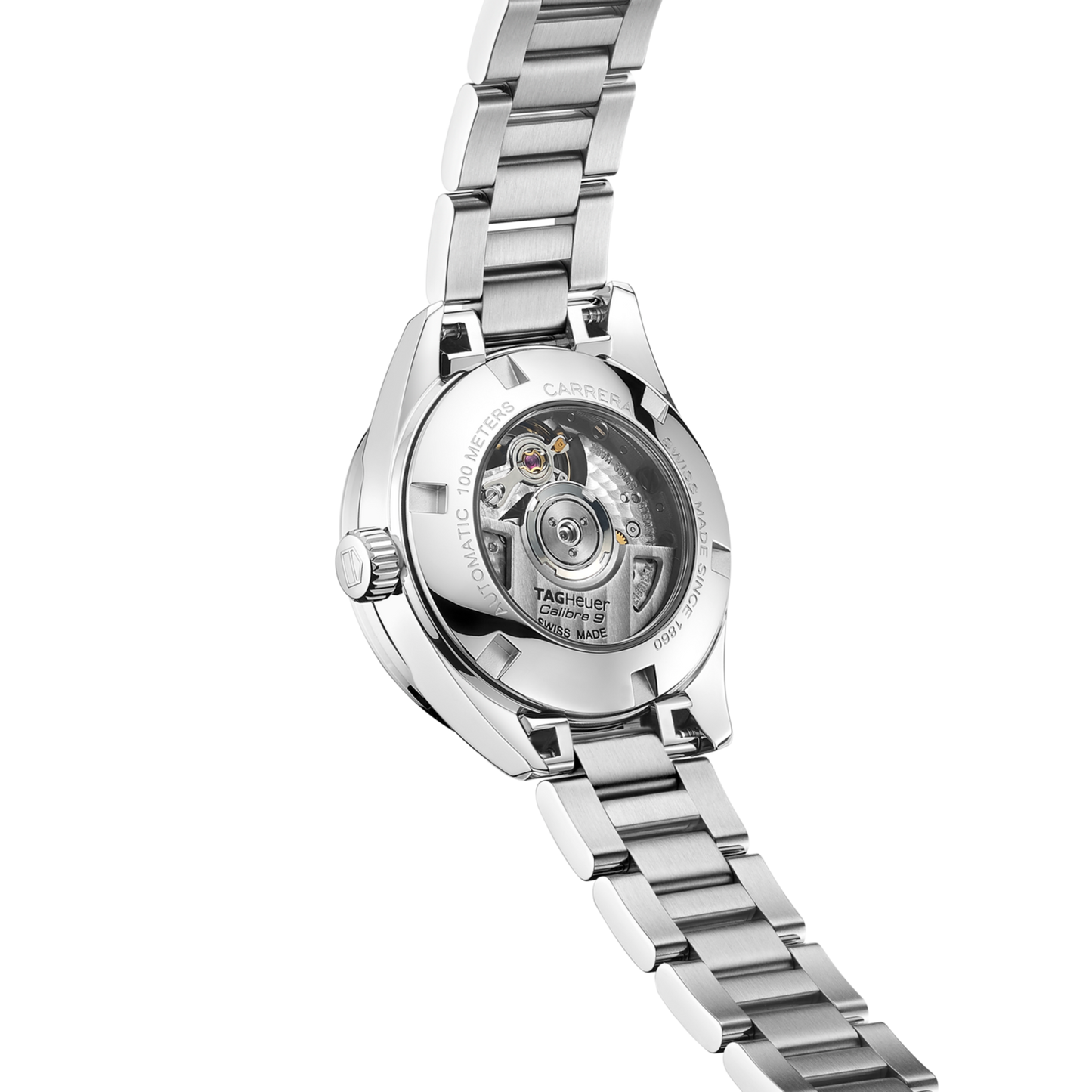 TAG Heuer Carrera, Stainless Steel, 28mm, Ref# WAR2419.BA0776, Back