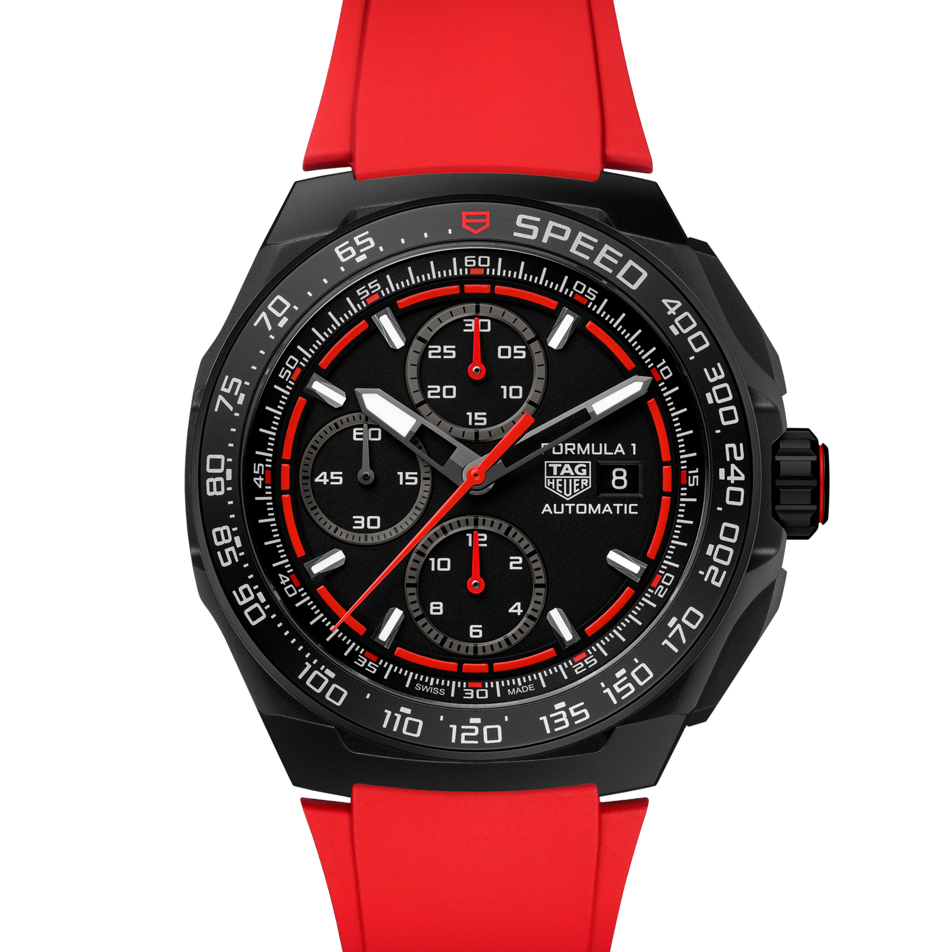 TAG Heuer Formula 1 Chronograph, DLC Titanium, 44mm, Ref# CBZ2085.FT8093, Dial