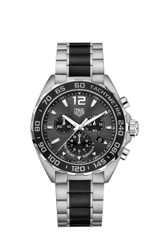 Unworn TAG Heuer Formula 1 Chronograph, Stainless Steel, Ceramic, 43mm, Ref# CAZ1011.BA0843