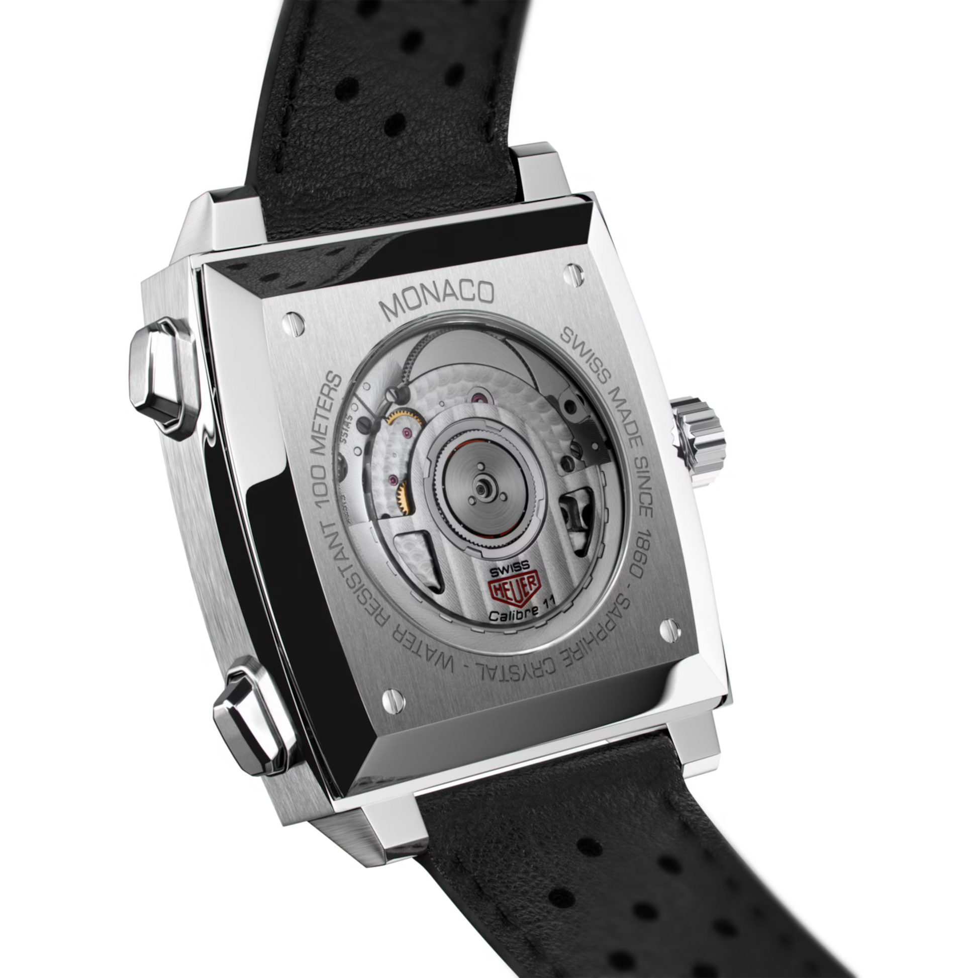 Unworn TAG Heuer Monaco Chronograph Automatic, Ref# CAW211P.FC6356, Back