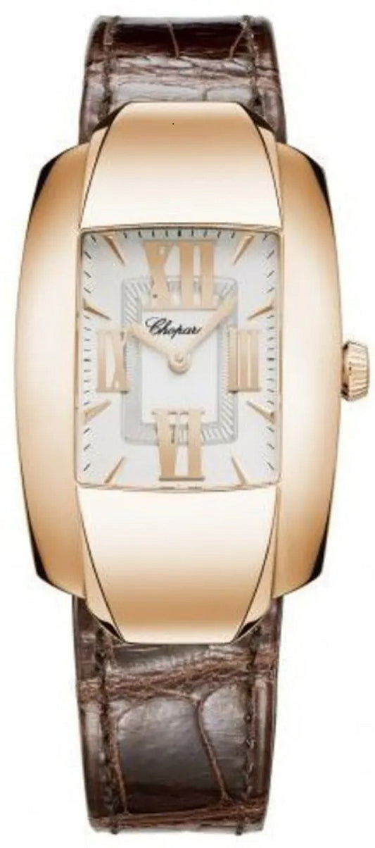 Unworn Chopard La Strada Quartz, 18k Rose Gold, 44.8mm x 26.1mm, Ref# 419255-5001