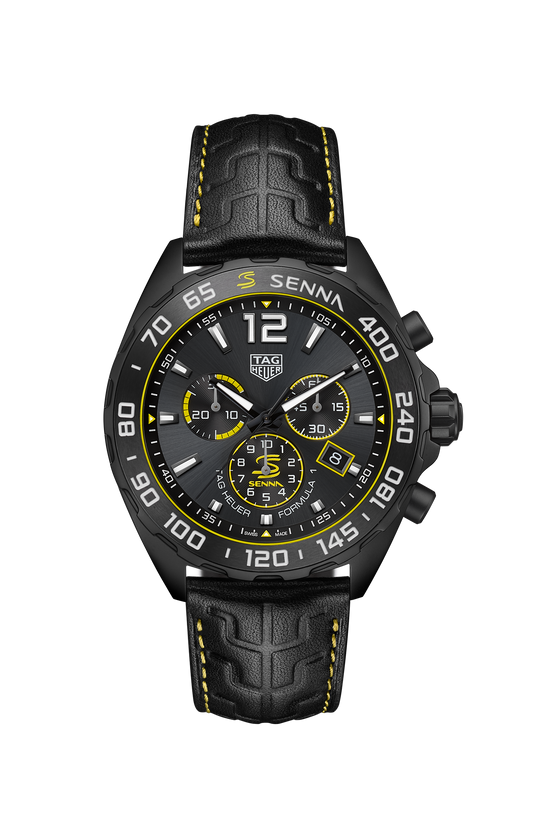TAG Heuer Formula 1 Senna Chronograph, DLC Stainless Steel, 43mm, Ref# CAZ101AJ.FC6487