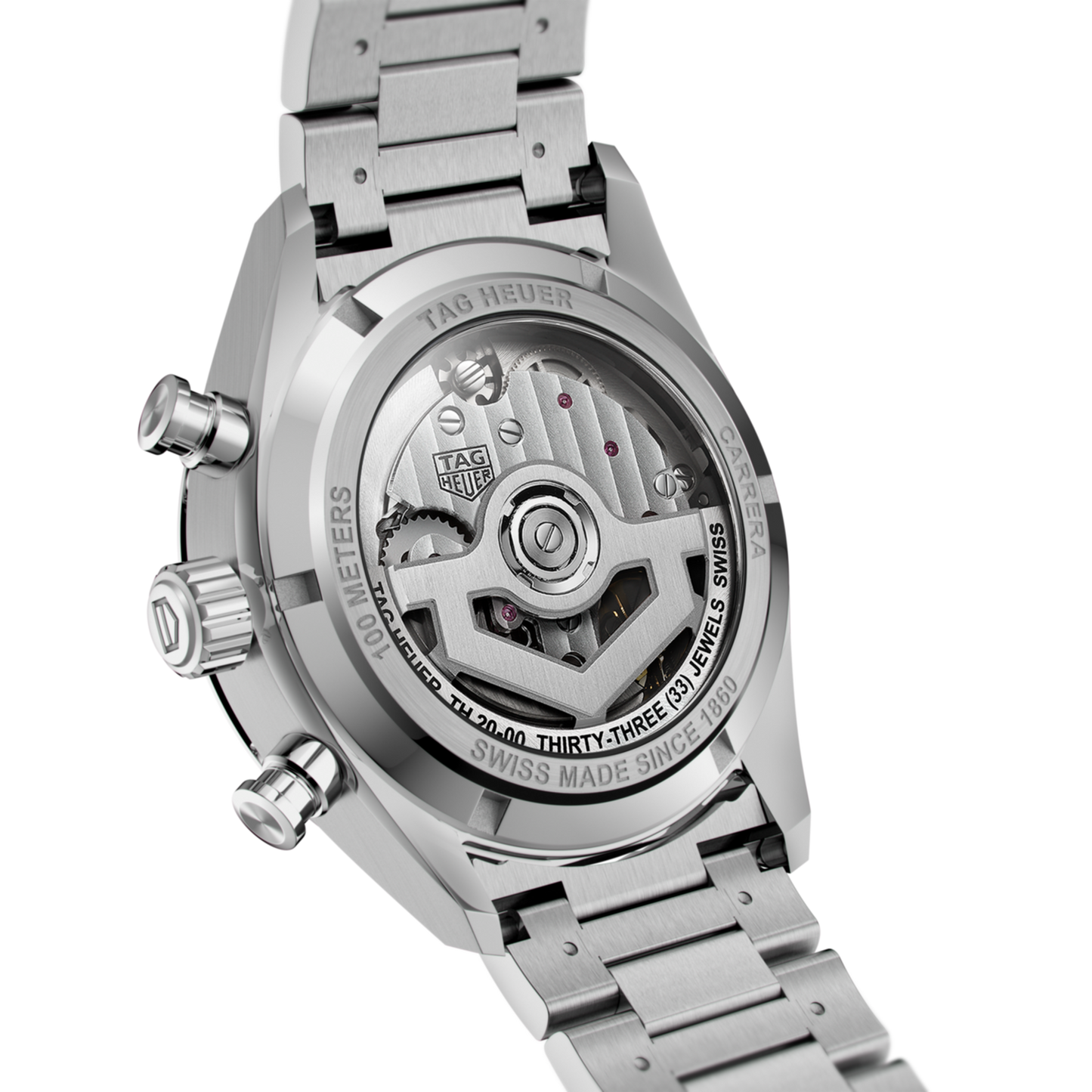 TAG Heuer Carrera Chronograph, Stainless Steel, 42mm, Ref# CBN2011.BA0642, Back