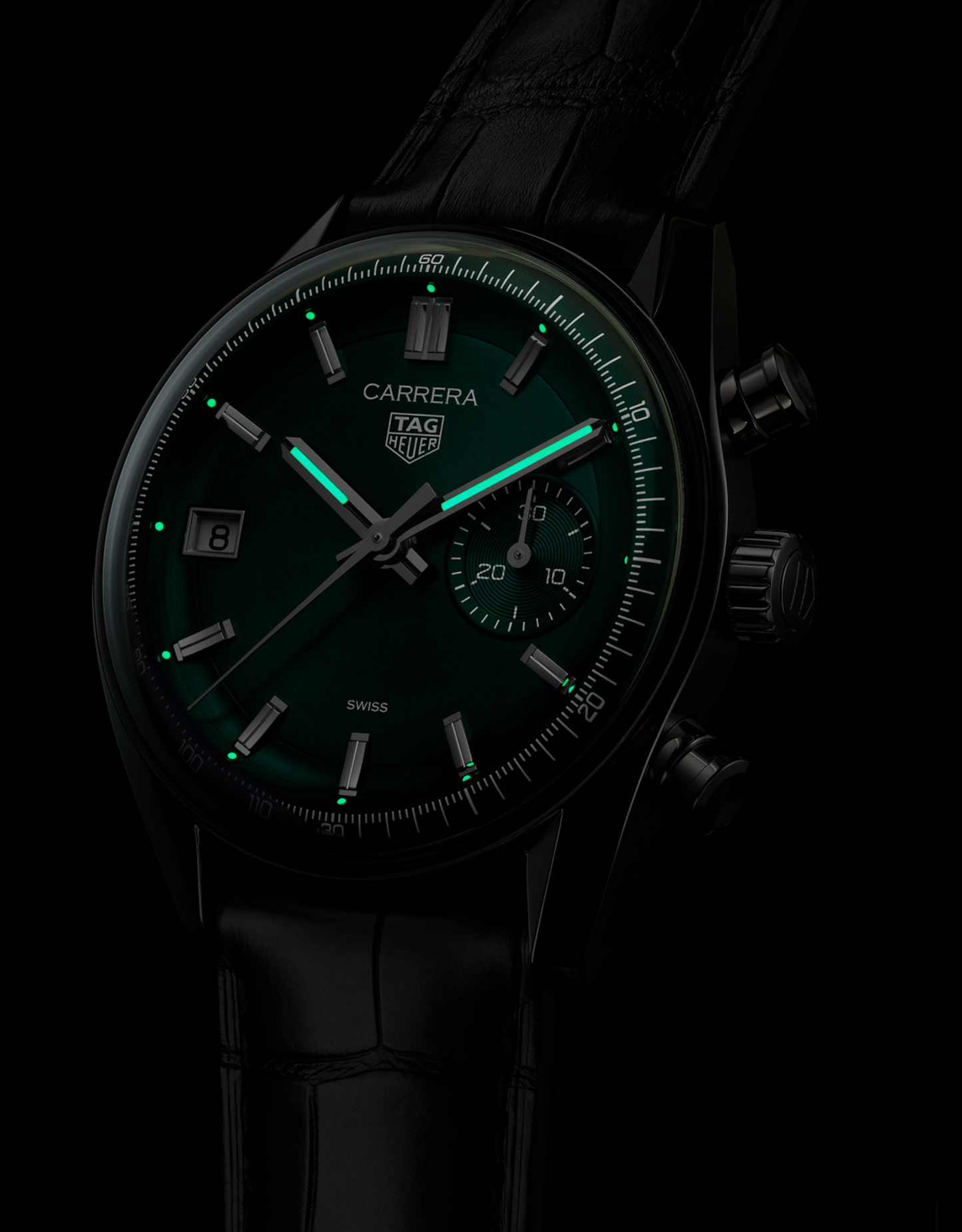 TAG Heuer Carrera Chronograph, Stainless Steel, 39mm, Ref# CBS2211.FC6545, Luminous
