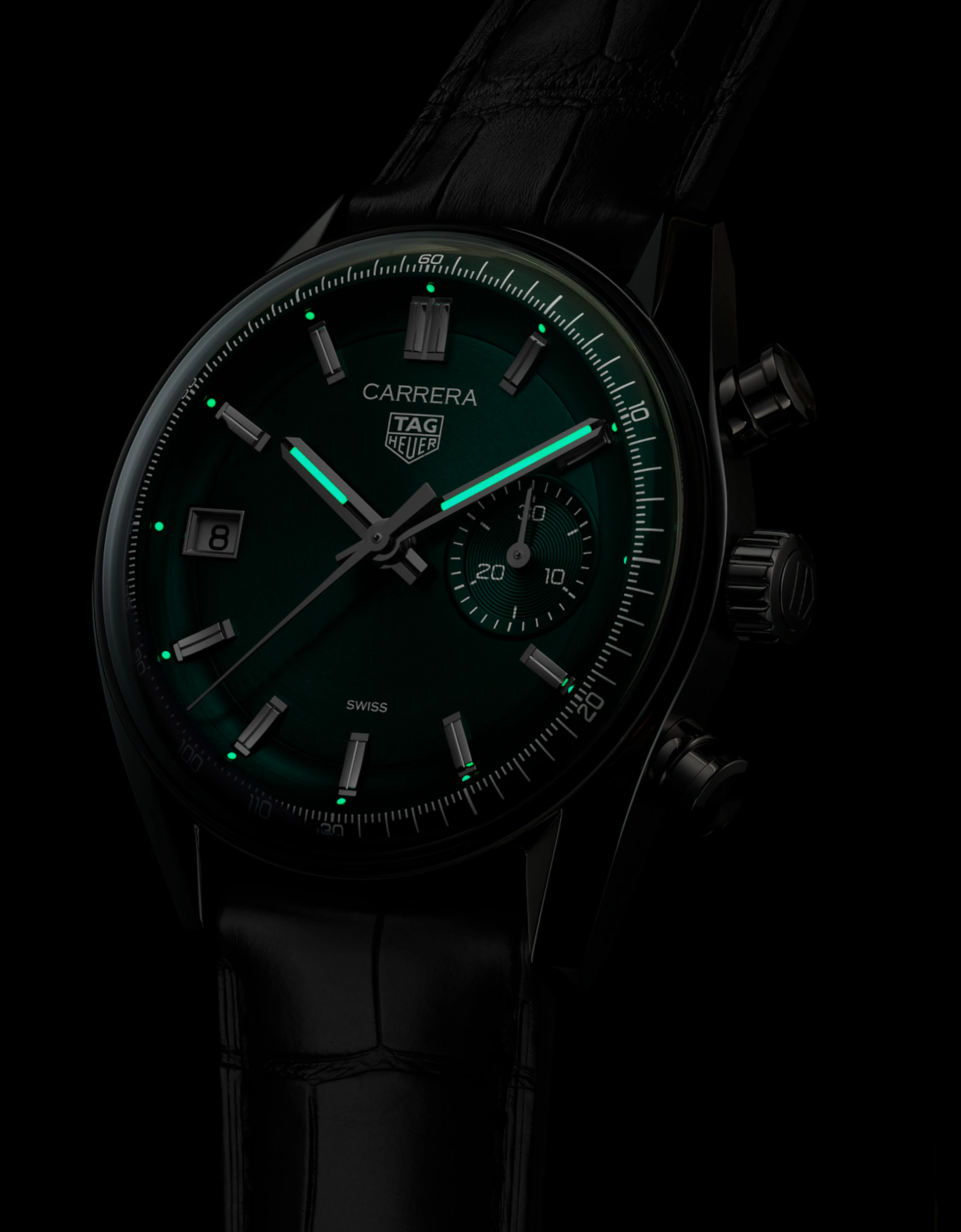 TAG Heuer Carrera Chronograph, Stainless Steel, 39mm, Ref# CBS2211.FC6545, Luminous