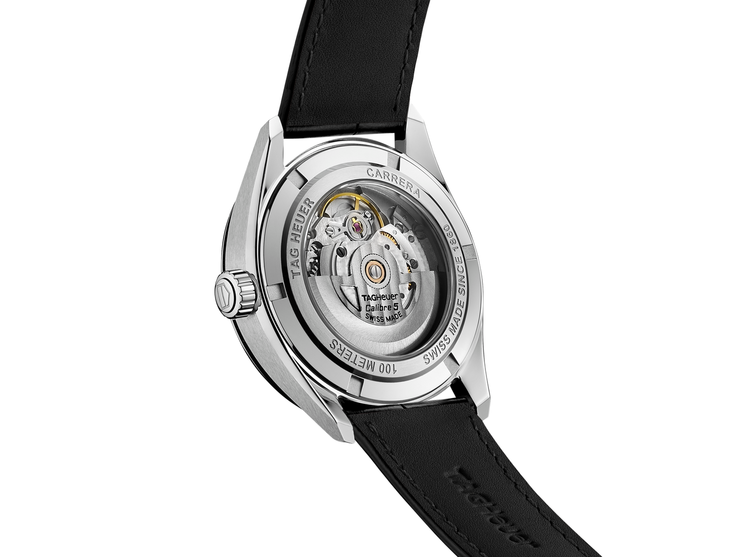 TAG Heuer Carrera Calibre 5 Date, Stainless Steel, 39mm, Ref# WBN2111.FC6505, Back