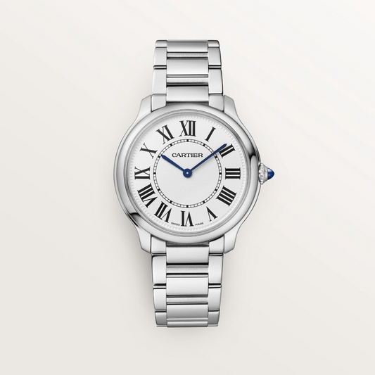 Unworn Cartier Ronde Must de Cartier, Stainless Steel, 36mm, Ref# WSRN0034