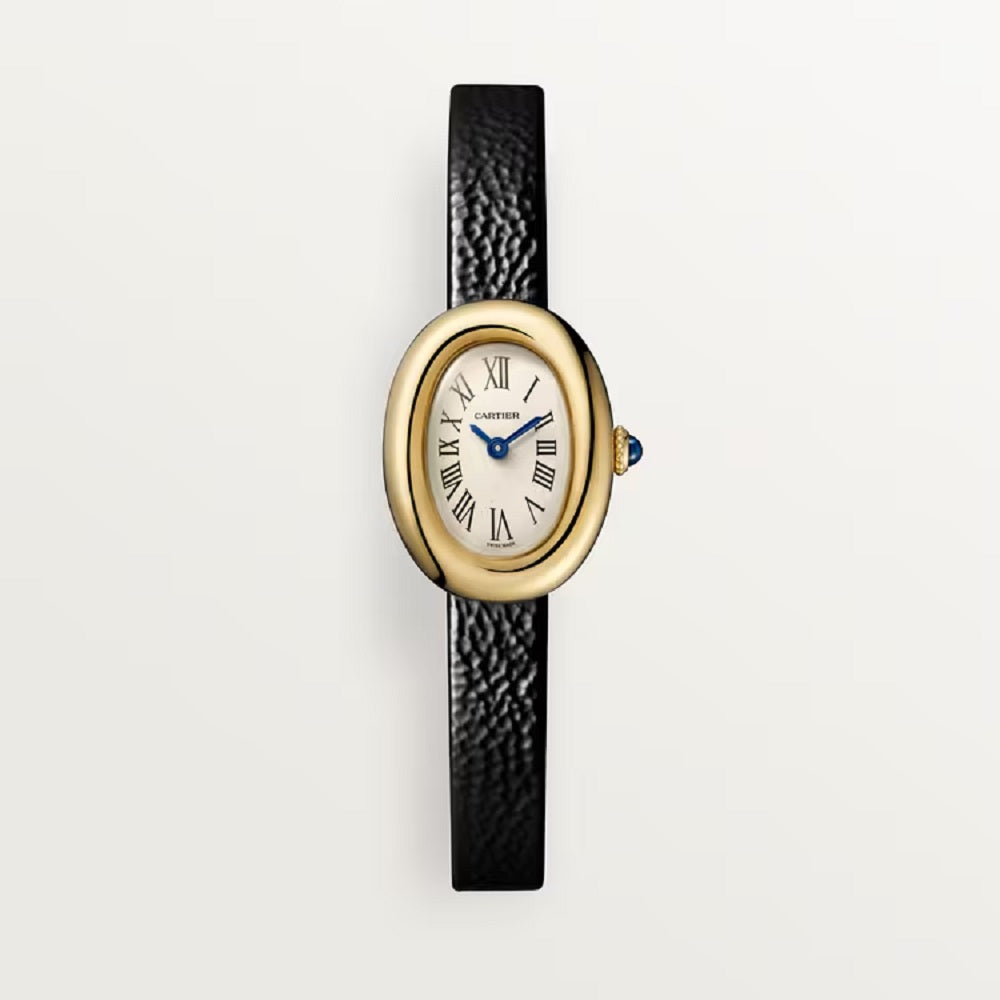 Cartier Baignoire Mini, 18k Yellow Gold, 24.6mm, x 18.7mm, Ref# WGBA0075