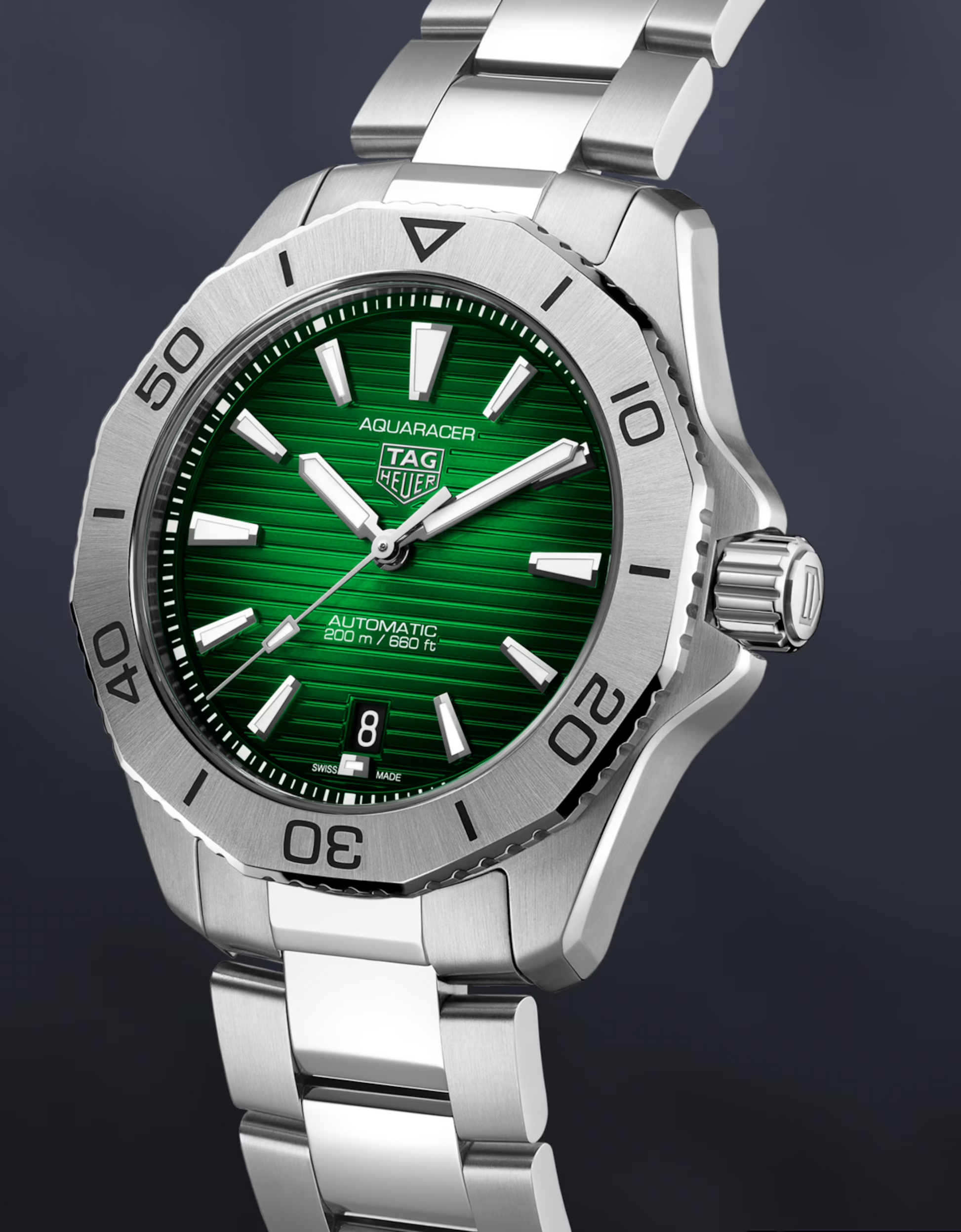 TAG Heuer Aquaracer Professional 200 Date, Stainless Steel, Ref# WBP2115.BA0627, Main view