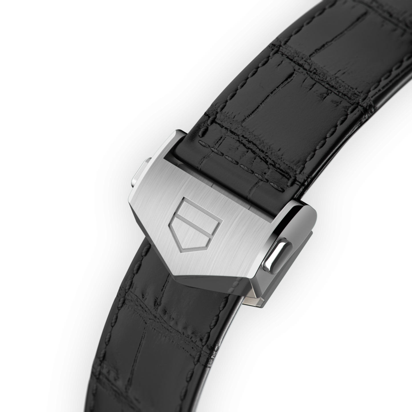 TAG Heuer Carrera Chronograph, Stainless Steel, 18k Rose Gold and Ceramic, 44mm, Ref# CBN2A5A.FC6481, Clasp