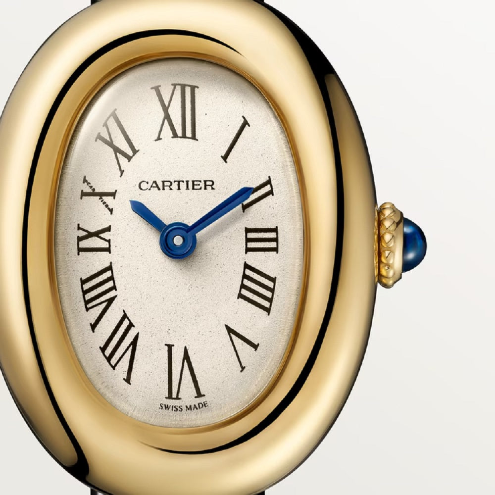 Cartier Baignoire Mini, 18k Yellow Gold, 24.6mm, x 18.7mm, Ref# WGBA0075, Dial