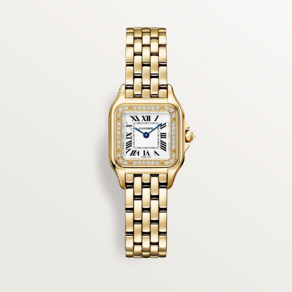 Cartier Panthère de Cartier Small, 18k Yellow Gold and Diamonds, 22mm x 30mm, Ref# WJPN0086