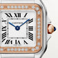 Cartier Panthère de Cartier Small, Stainless Steel, 18k Rose Gold and Diamonds, 22mm x 30mm, Ref# W3PN0014, Dial