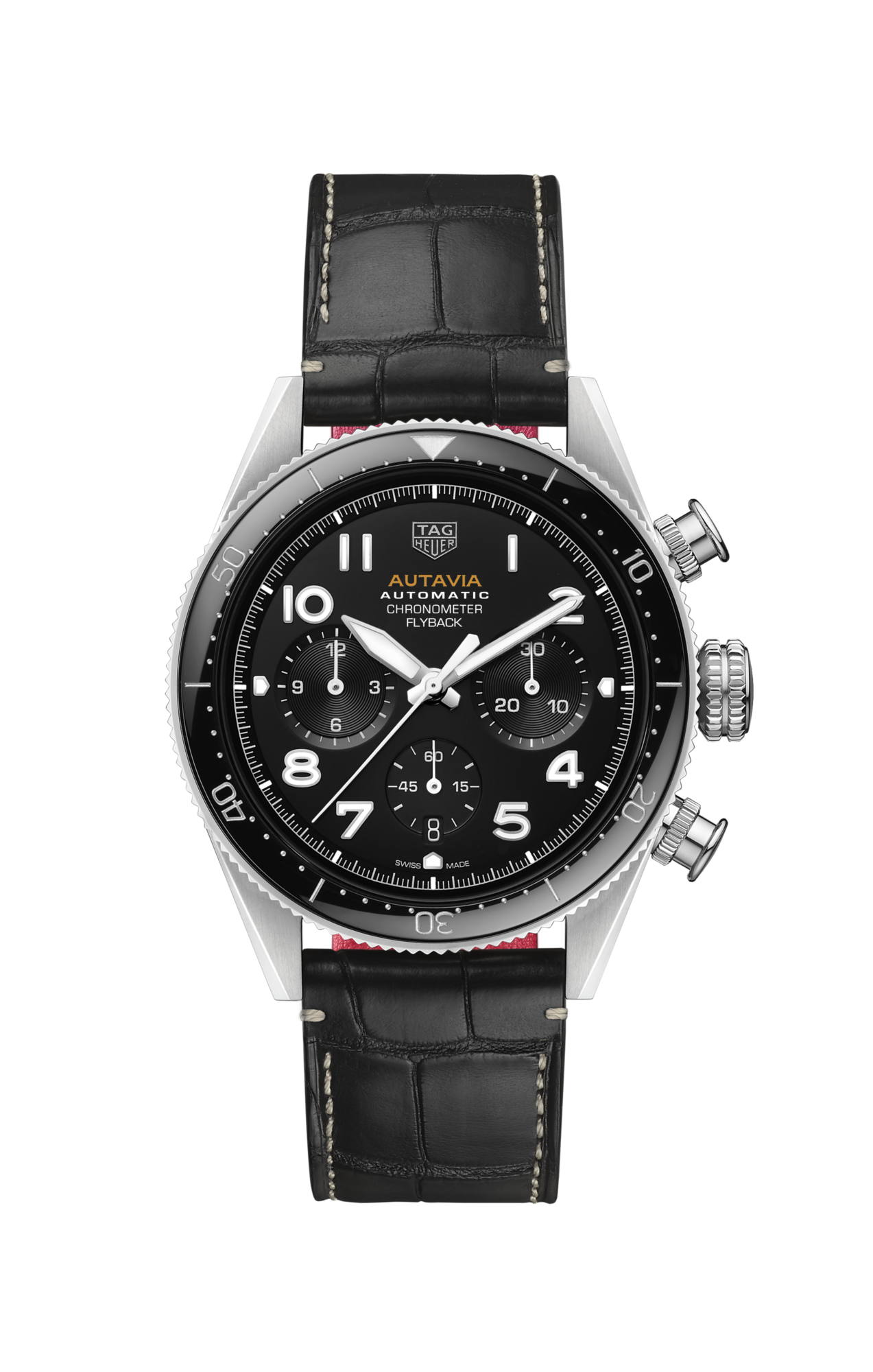 TAG Heuer Autavia Flyback Chronometer, 42 mm, Stainless Steel and ceramic, Ref# CBE511A.FC8279