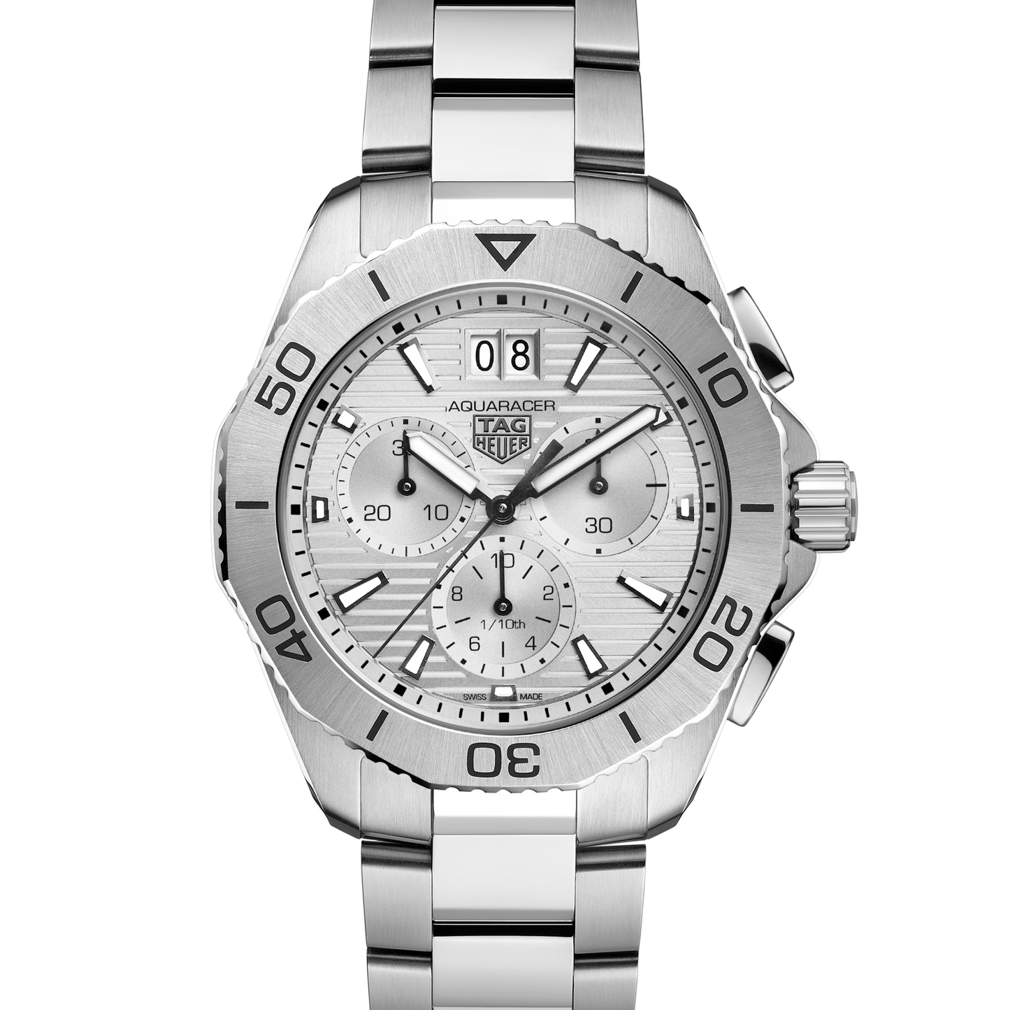 TAG Heuer Aquaracer Professional 200 Chronograph, Stainless Steel, Ref# CBP1111.BA0627,  Dial