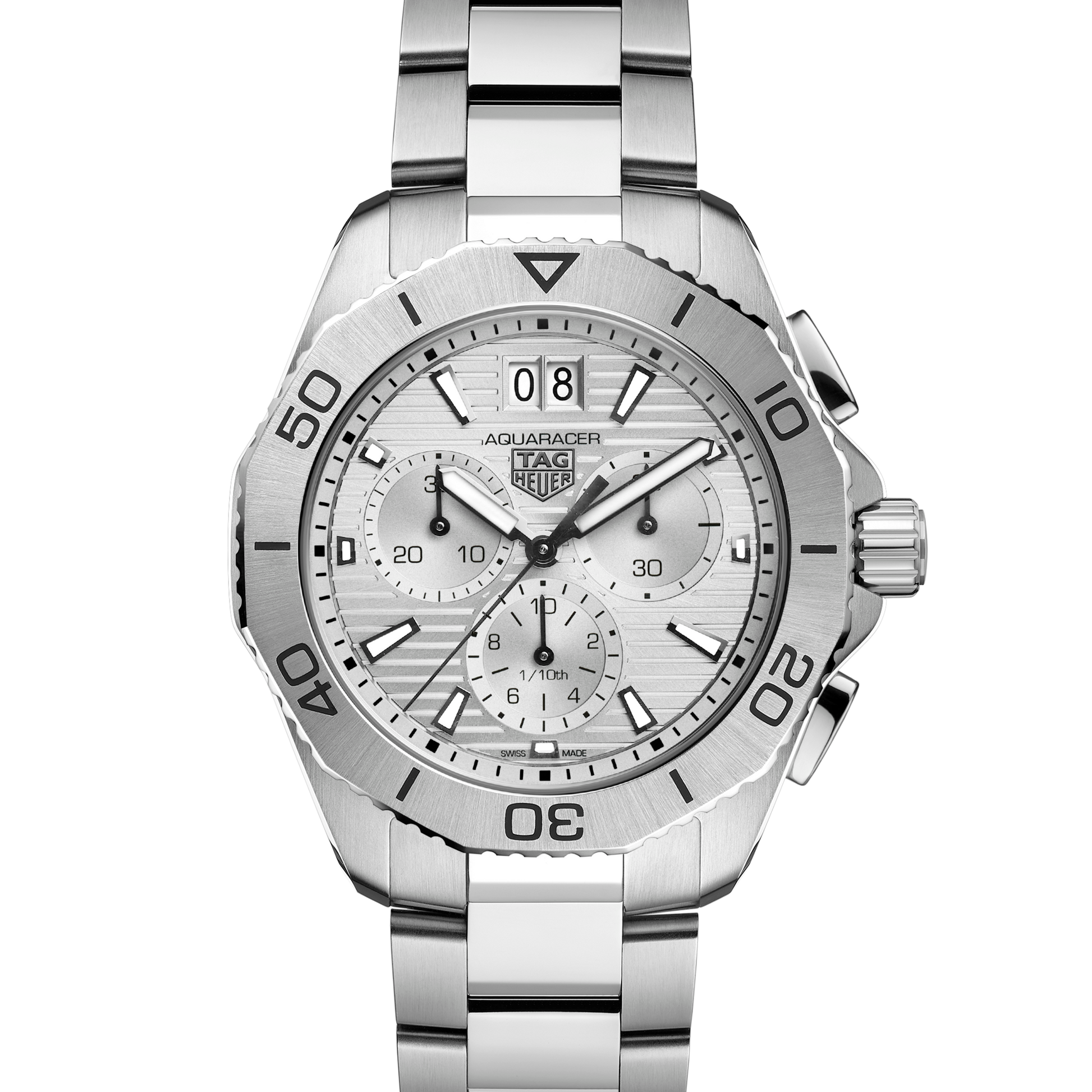 TAG Heuer Aquaracer Professional 200 Chronograph, Stainless Steel, Ref# CBP1111.BA0627,  Dial