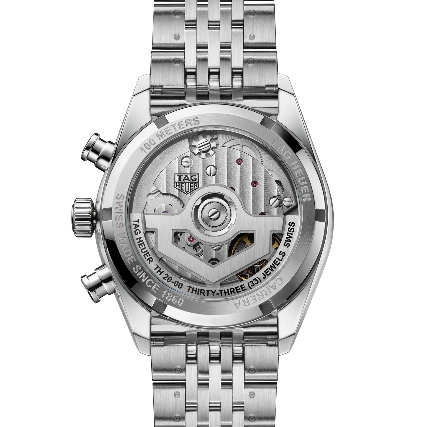 TAG Heuer Carrera Chronograph, Stainless Steel, 39mm, Ref# CBS2211.BA0048, Back 1