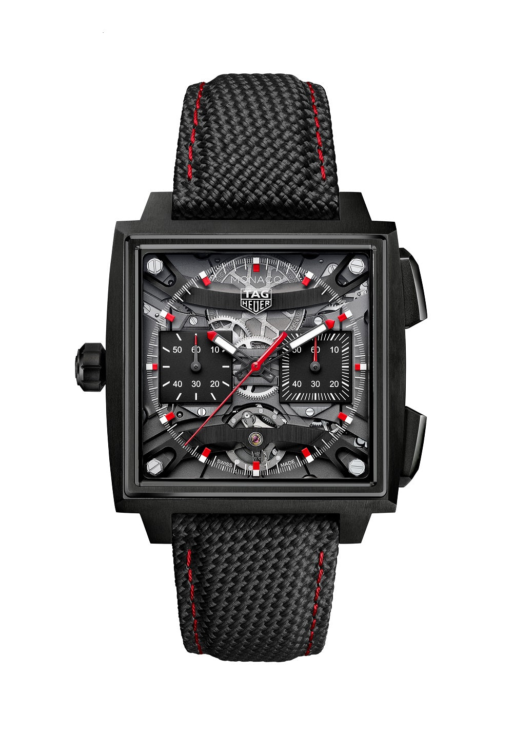 TAG Heuer Monaco Evergraph Automatic 40mm Titanium coated with black DLC, Ref# CEW5180.FT8122