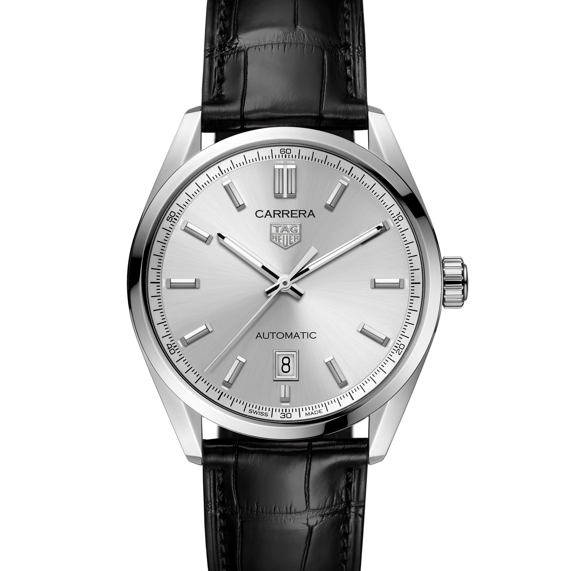 TAG Heuer Carrera Calibre 5 Date, Stainless Steel, 39mm, Ref# WBN2111.FC6505, Dial