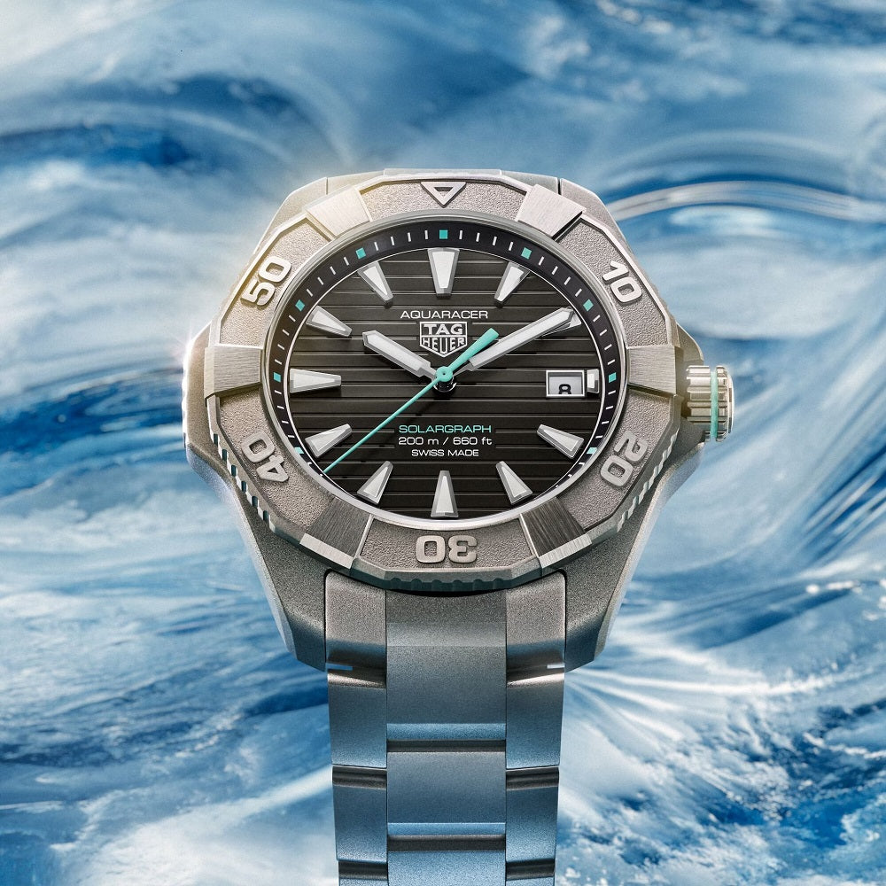 TAG Heuer Aquaracer Professional 200 Solargraph, Solar Quartz, Titanium, 40mm, Ref# WBP1184.BF0008, Main view 1