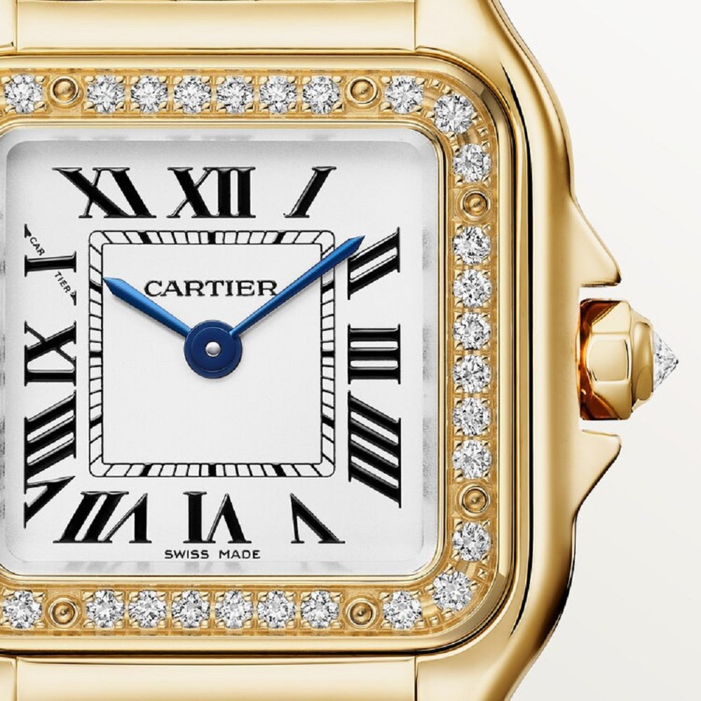 Cartier Panthère de Cartier Small, 18k Yellow Gold and Diamonds, 22mm x 30mm, Ref# WJPN0086, Dial