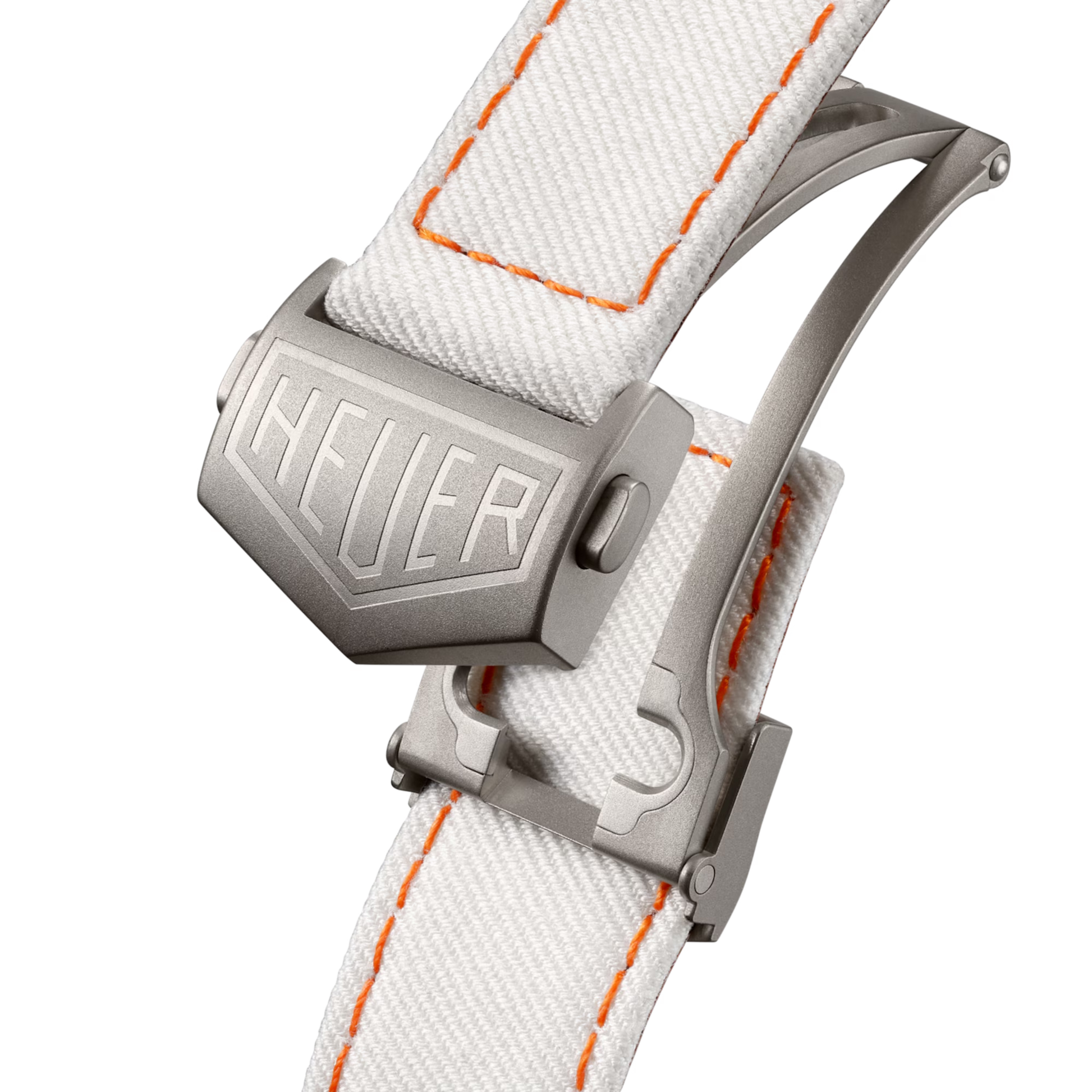 TAG Heuer Monaco Chronograph x Gulf Automatic, Titanium, 39mm, Ref# CAW218G.EB0393, Clasp