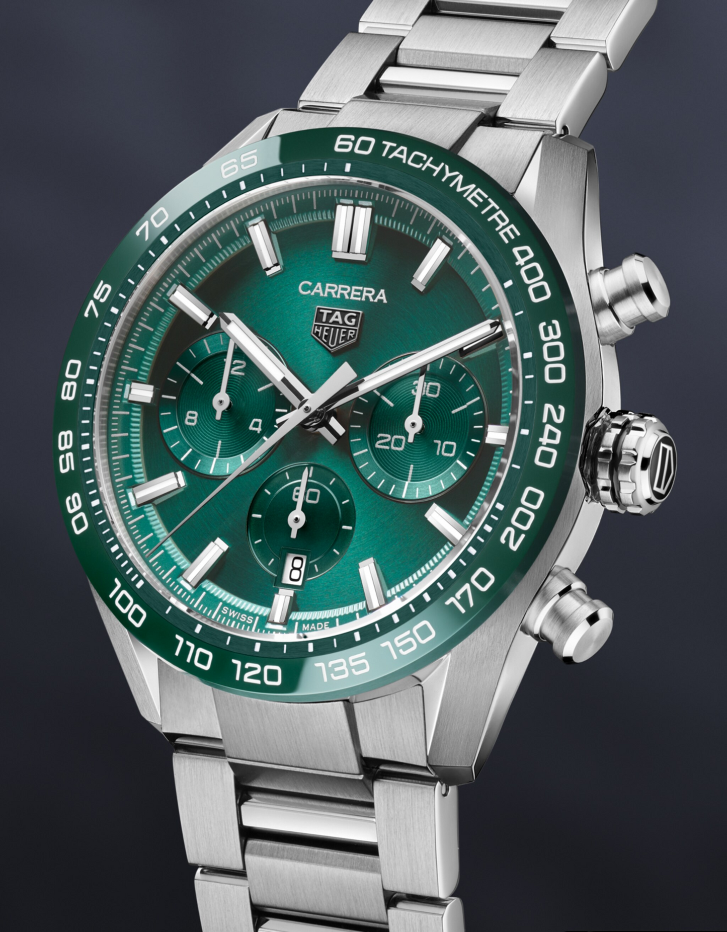TAG Heuer Carrera Chronograph, Stainless Steel, 44mm, Ref# CBN2A1N.BA0643, Main view