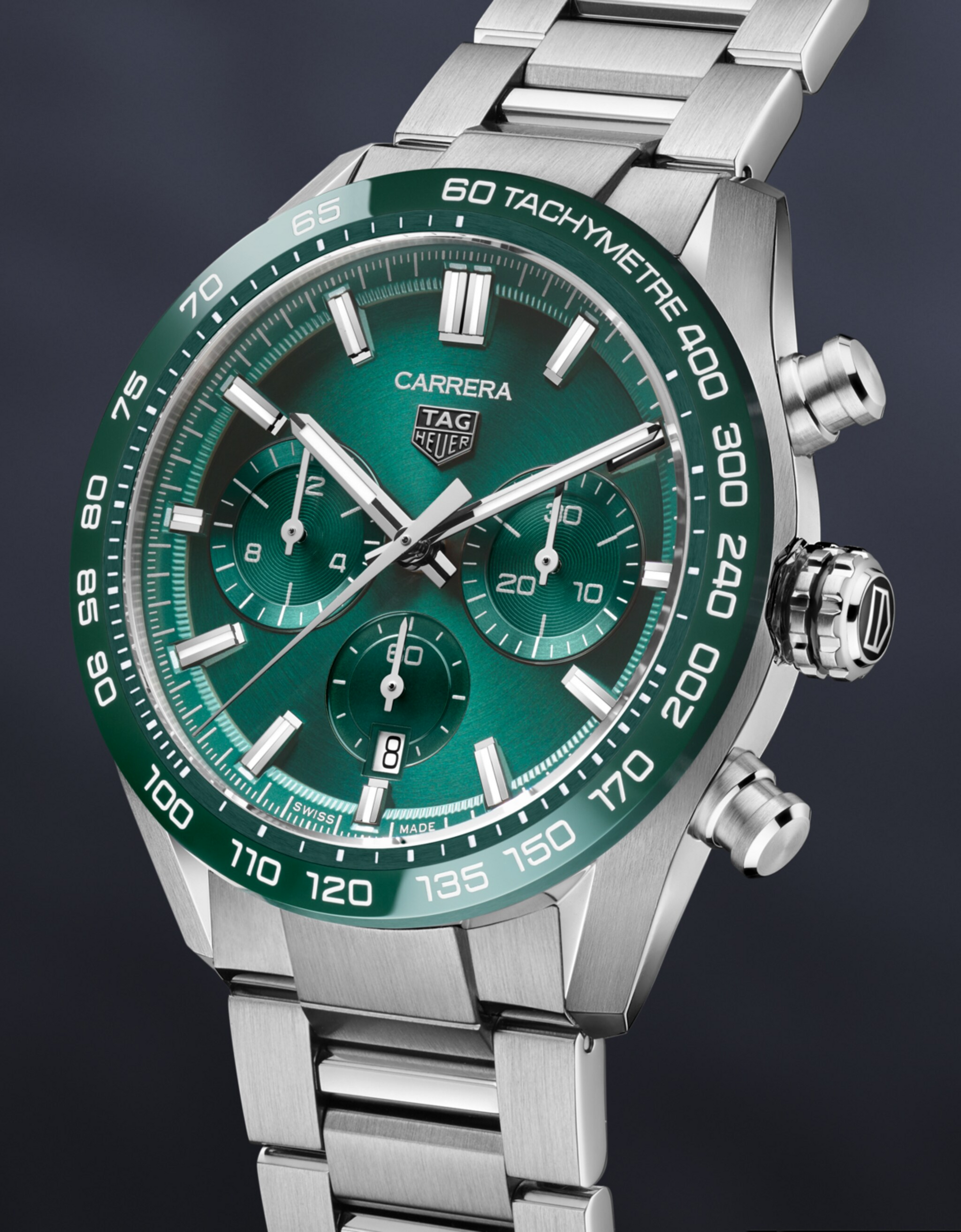 TAG Heuer Carrera Chronograph, Stainless Steel, 44mm, Ref# CBN2A1N.BA0643, Main view