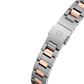 TAG Heuer Carrera Calibre 9 Date, Stainless Steel and 18k Rose Gold set with Diamonds, 29mm, Ref# WBN2450.BD0569, Clasp
