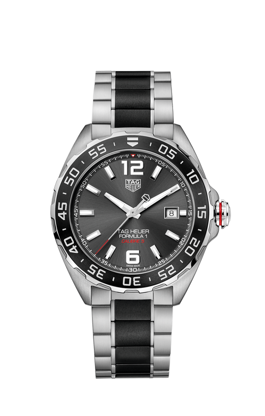 Unworn TAG Heuer Formula 1 Date, Automatic, 43 mm, Stainless Steel, Сeramic Ref# WAZ2011.BA0843