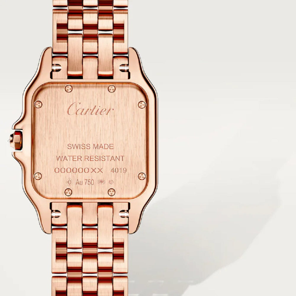 Cartier Panthère de Cartier Medium, 18k Rose Gold and Diamonds, 27mm x 36mm, Ref# WJPN0088, Back