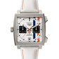 TAG Heuer Monaco Chronograph x Gulf Automatic, Titanium, 39mm, Ref# CAW218G.EB0393, Dial