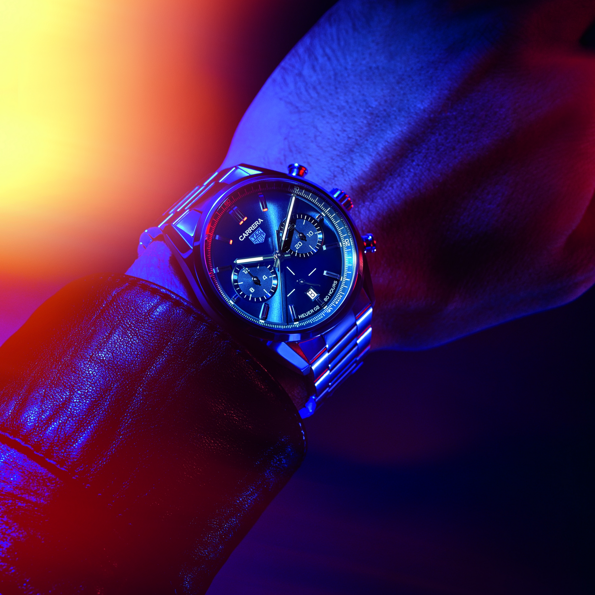 TAG Heuer Carrera Chronograph, Stainless Steel, 42mm, Ref# CBN2011.BA0642, Watch on hand 1