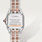 Cartier Panthère de Cartier Small, Stainless Steel, 18k Rose Gold and Diamonds, 22mm x 30mm, Ref# W3PN0014, Back