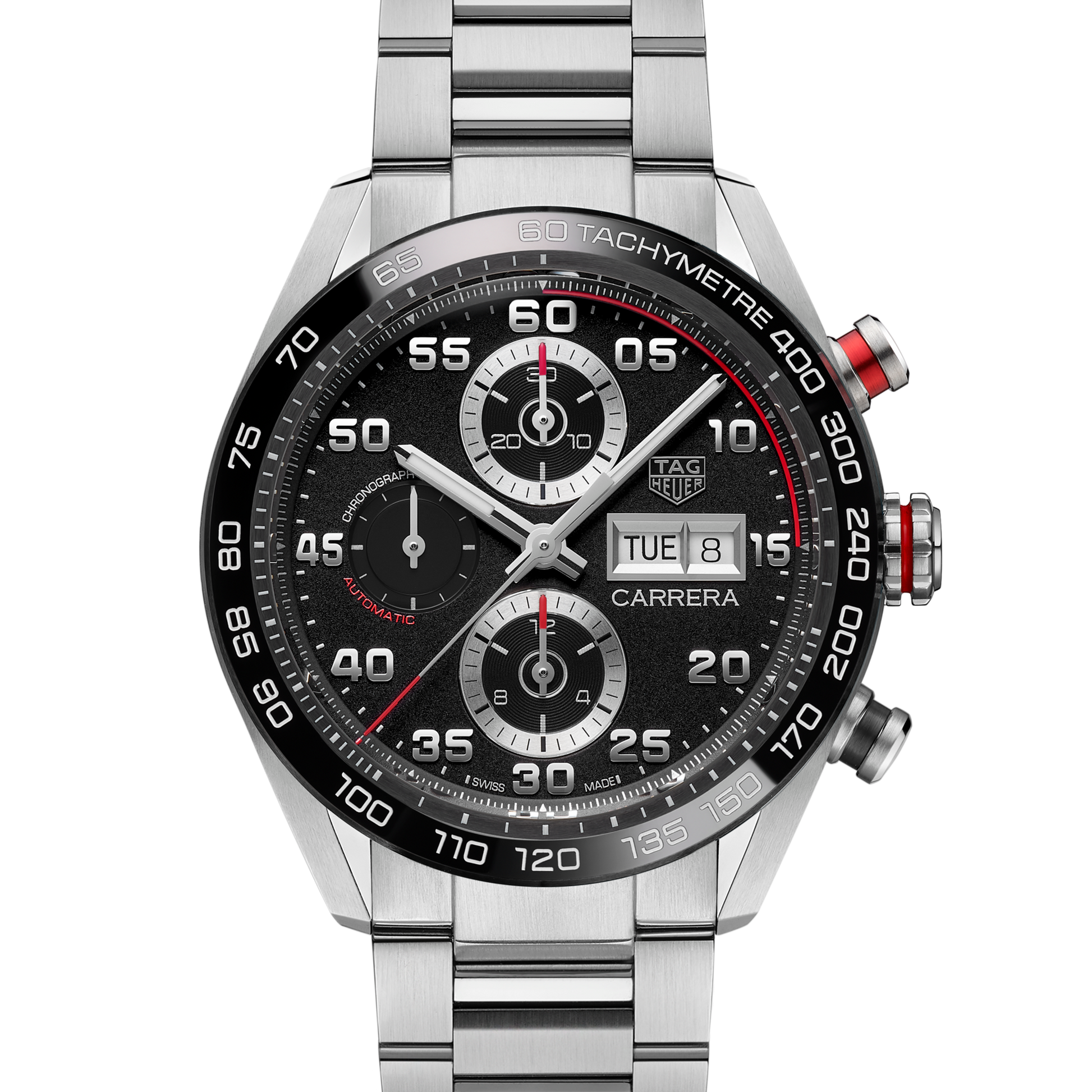 TAG Heuer Carrera Chronograph, Stainless Steel, 44mm, Ref# CBN2A1AA.BA0643, Dial
