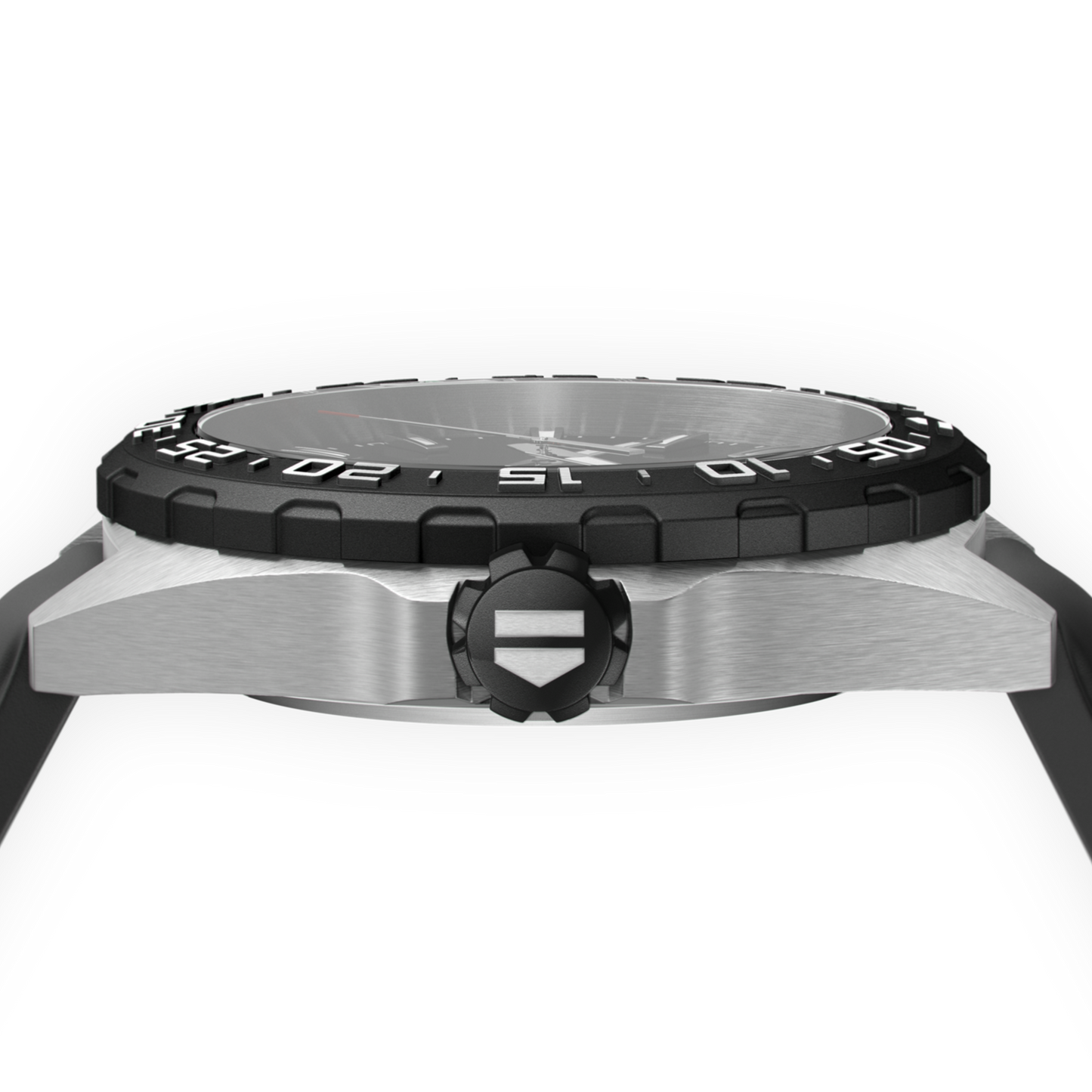TAG Heuer Formula 1 Date, Stainless Steel, 41mm, Ref# WAZ1110.FT8023, Crown