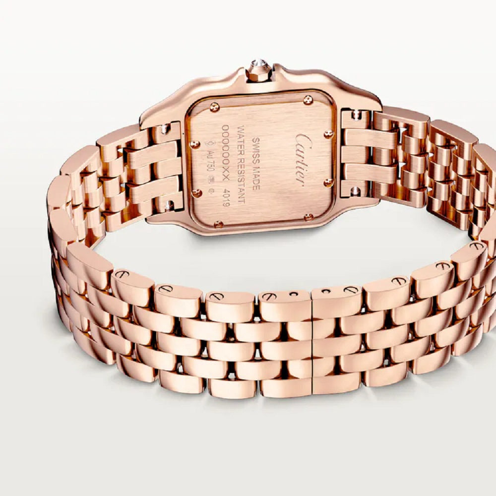 Cartier Panthère de Cartier Medium, 18k Rose Gold and Diamonds, 27mm x 36mm, Ref# WJPN0088, Back main view