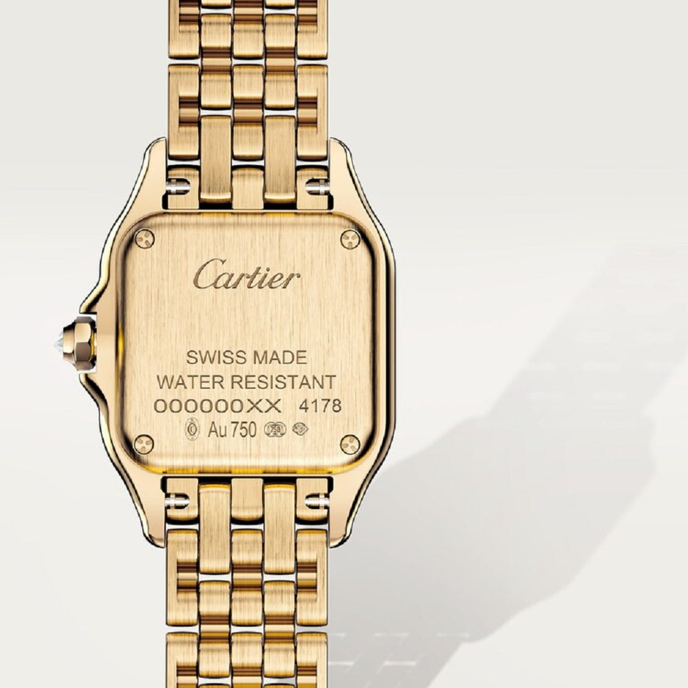Cartier Panthère de Cartier Small, 18k Yellow Gold and Diamonds, 22mm x 30mm, Ref# WJPN0086, Back