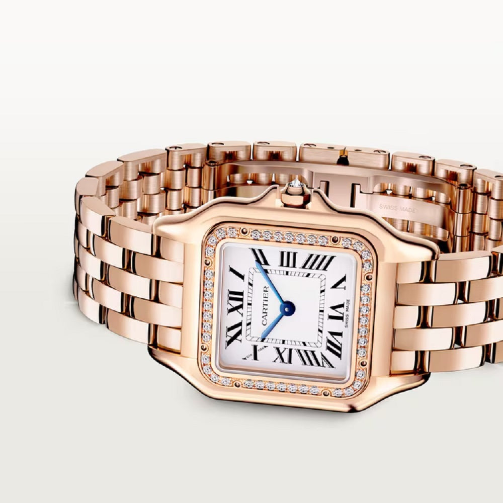 Cartier Panthère de Cartier Medium, 18k Rose Gold and Diamonds, 27mm x 36mm, Ref# WJPN0088, Main view
