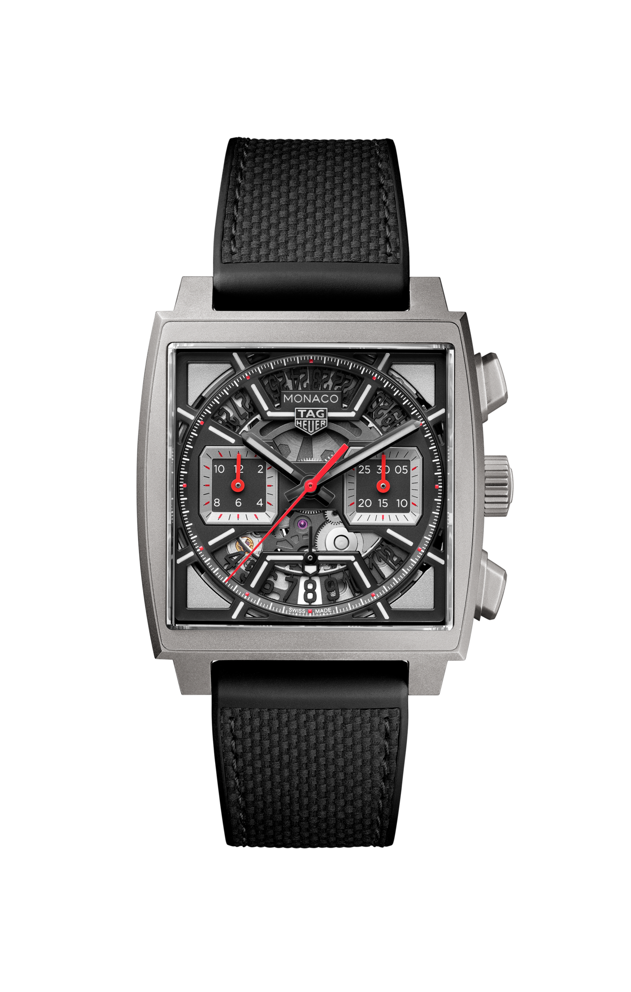 TAG Heuer Monaco Chronograph Skeleton, Titanium, Automatic, 39mm, Ref# CBL2183.FT6236