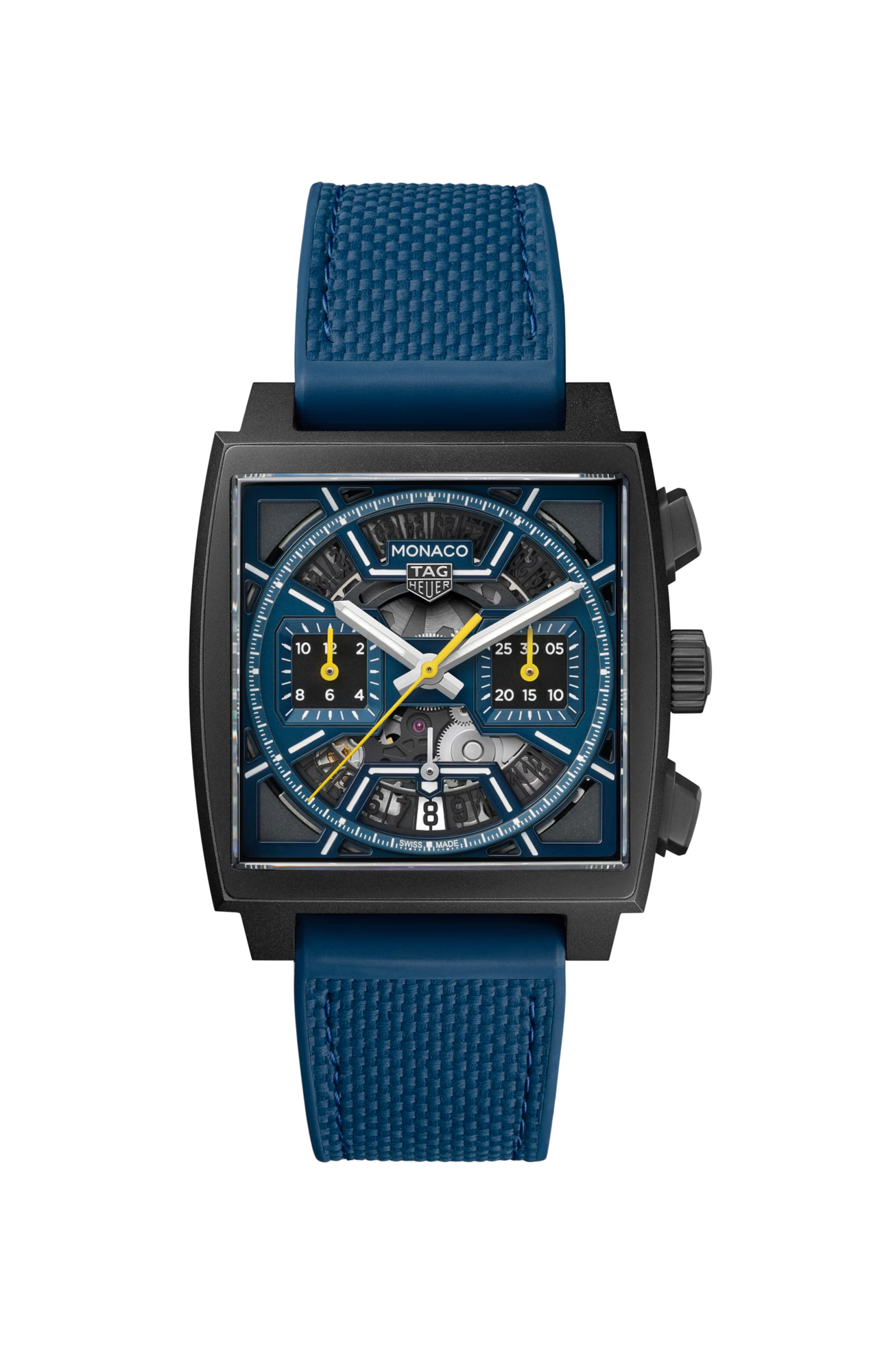 TAG Heuer Monaco Chronograph Skeleton, Black DLC Titanium, Automatic, 39mm, Ref# CBL2188.FT6261