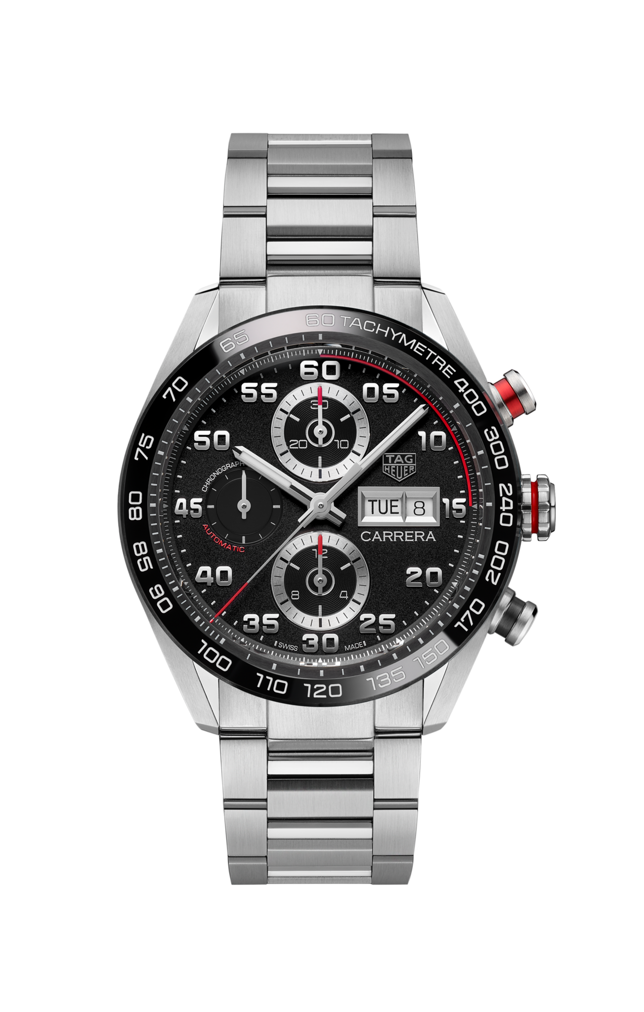 TAG Heuer Carrera Chronograph, Stainless Steel, 44mm, Ref# CBN2A1AA.BA0643