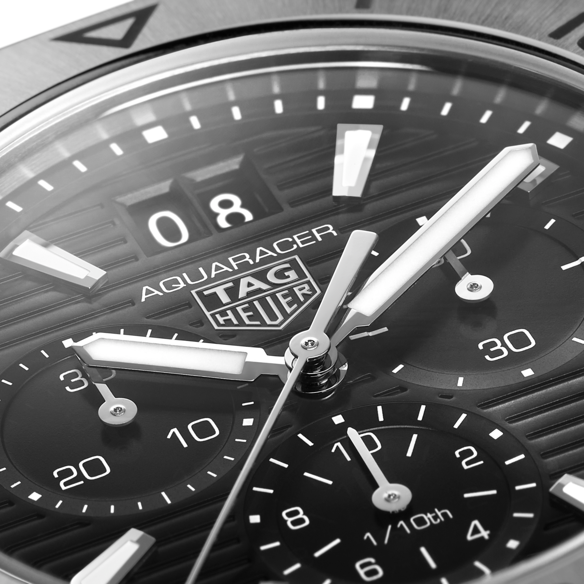 TAG Heuer Aquaracer Professional 200 Chronograph, Stainless Steel, Ref# CBP1110.BA0627, Date