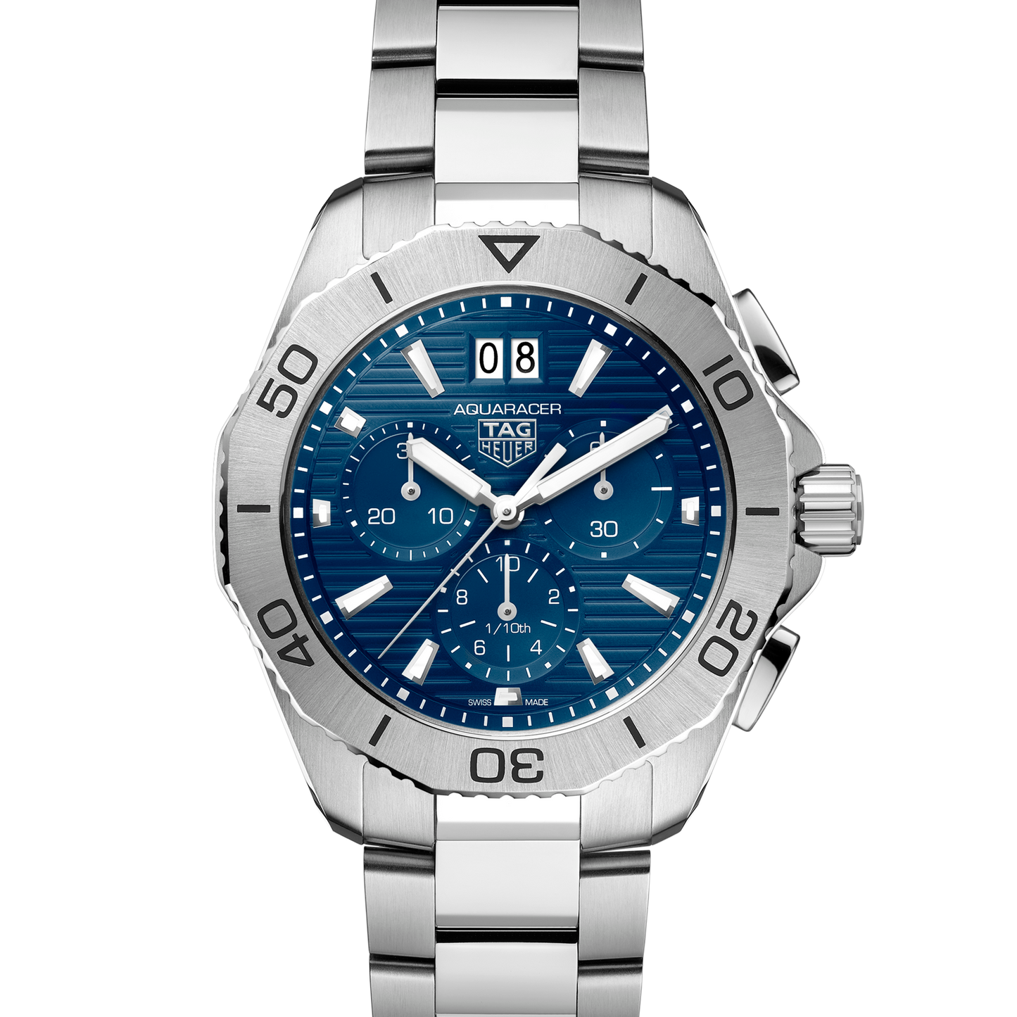 TAG Heuer Aquaracer Professional 200 Chronograph, Stainless Steel, Ref# CBP1113.BA0627, Dial