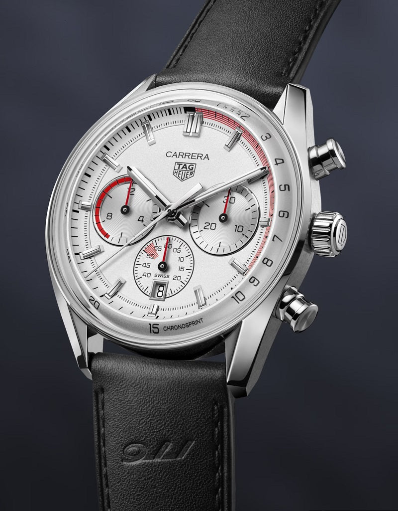 TAG Heuer Carrera Chronosprint x Porsche Special Edition, Stainless Steel, 42mm, Ref# CBS2011.FC6529, Main view 1