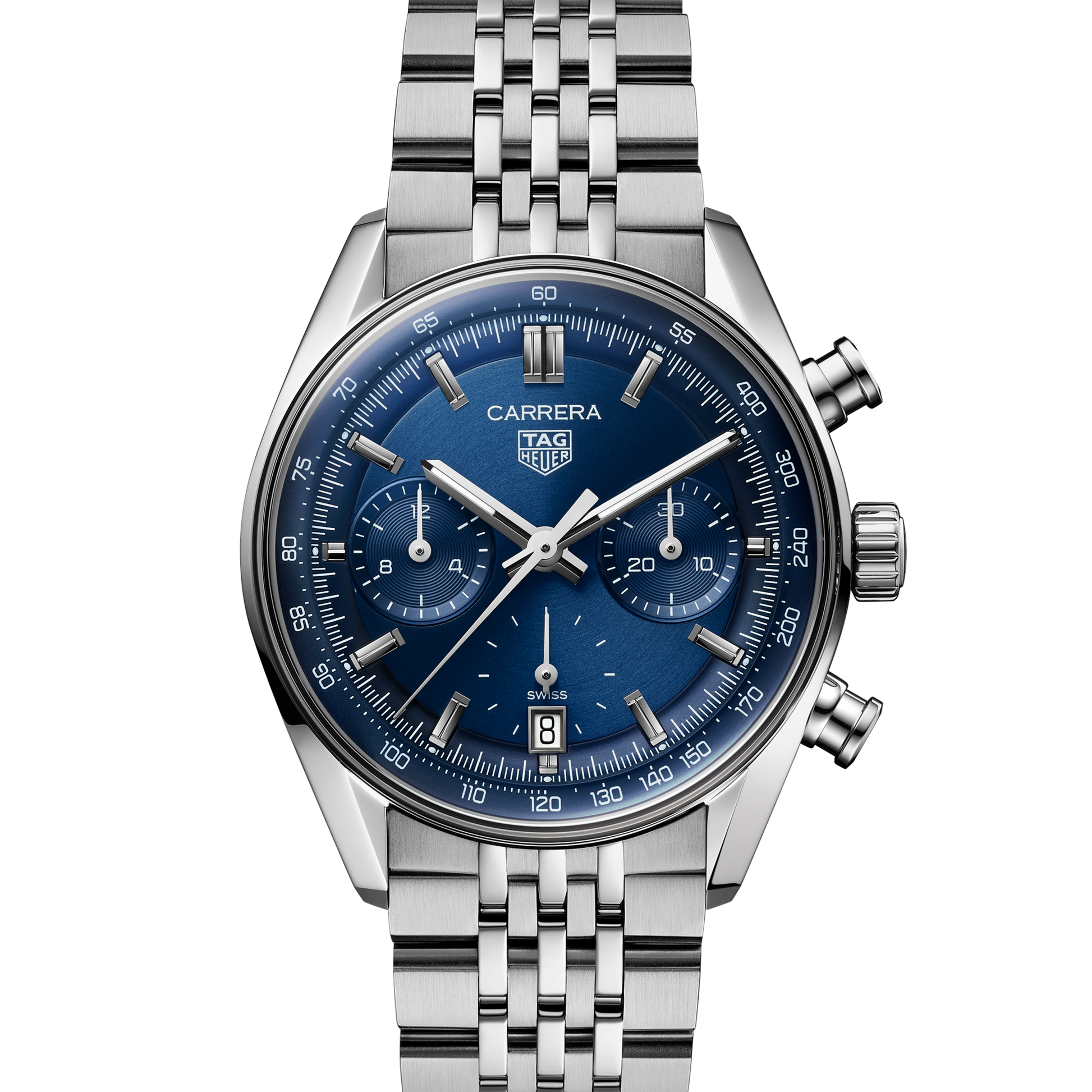 TAG Heuer Carrera Chronograph, Stainless Steel, 39mm, Ref# CBS2212.BA0048, Dial