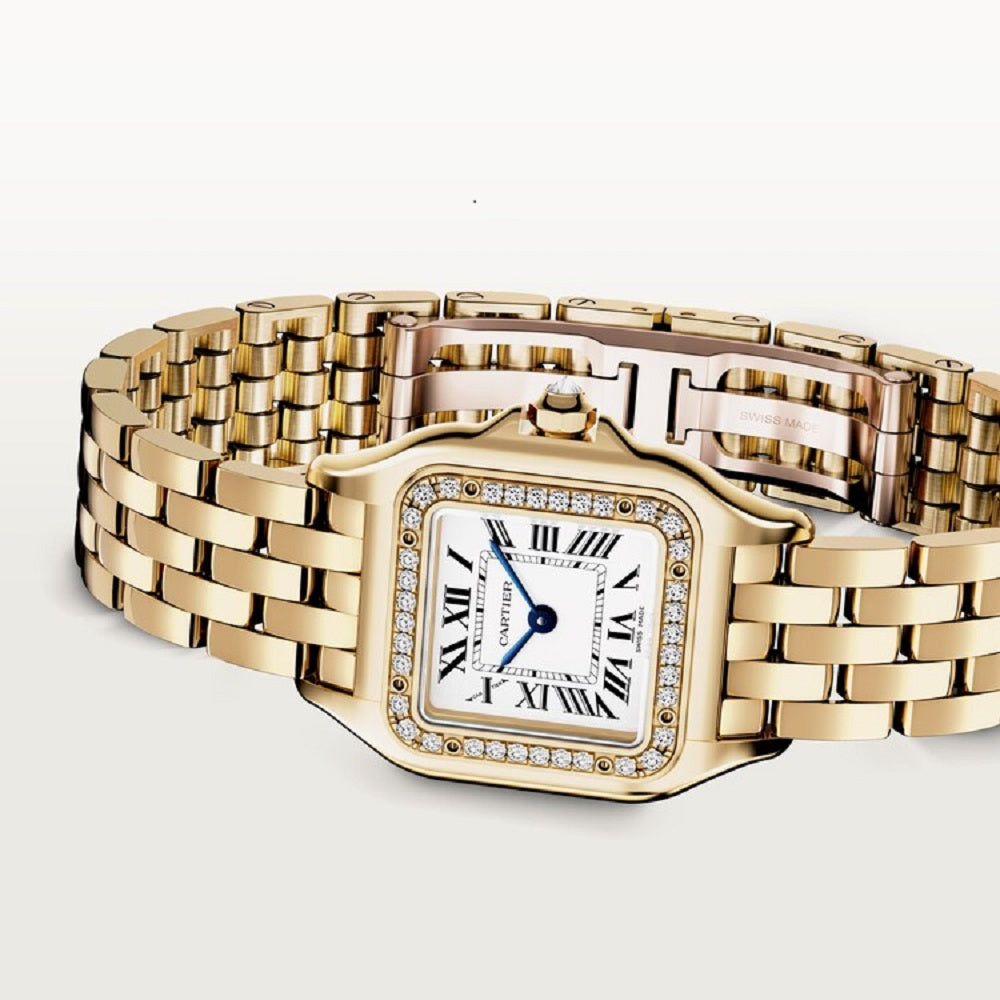 Cartier Panthère de Cartier Small, 18k Yellow Gold and Diamonds, 22mm x 30mm, Ref# WJPN0086, Main view