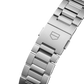 TAG Heuer Carrera Twin-Time Calibre 7 GMT, Stainless Steel, 41mm, Ref# WBN201A.BA0640, Clasp