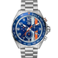 TAG Heuer Formula 1 Chronograph x Gulf, Stainless Steel, 43mm, Ref# CAZ101AT.BA0842, Dial