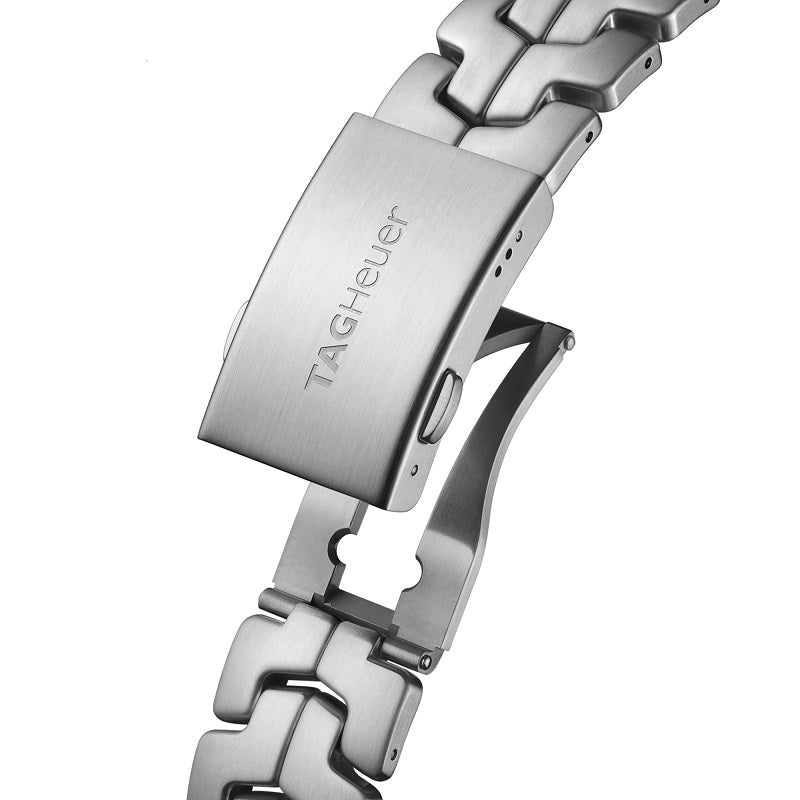 TAG Heuer Formula 1 Chronograph x Senna, Stainless Steel, 43mm, Ref# CAZ101AX.BA0637, Clasp